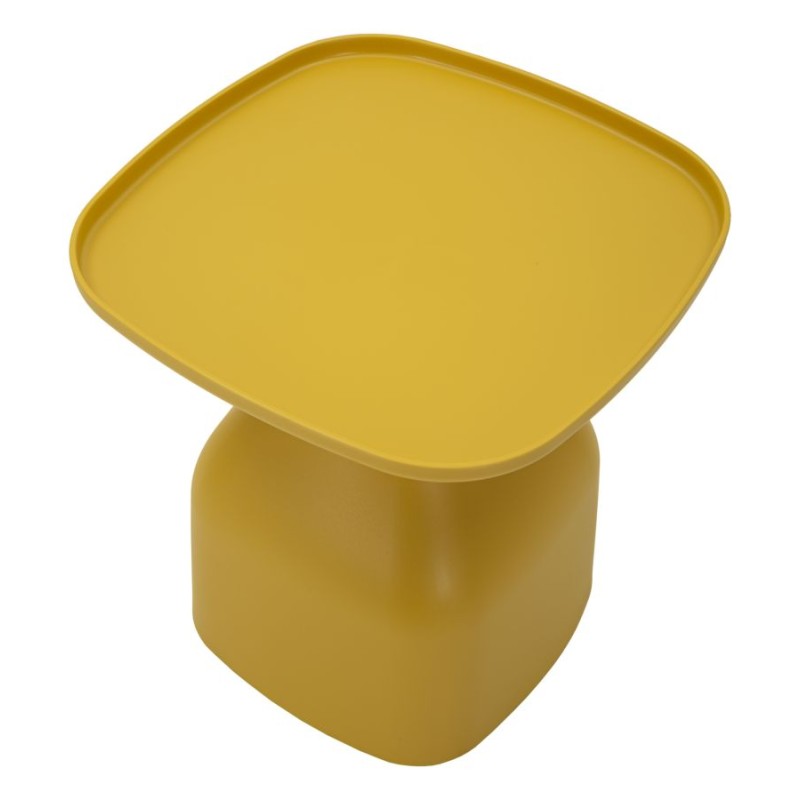 Mesa alta amarilla Gea – Sunny Touch 48x48x50 cm