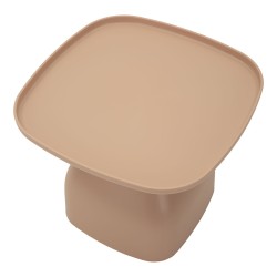 Mesa baja Gea Rose – Elegancia pastel 48x48x38 cm