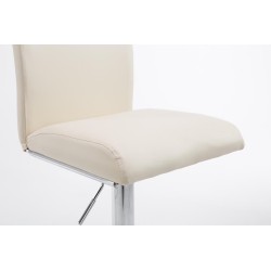 Taburete de bar color crema Colonia
