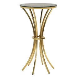 Mesa alta Shanty I – Elegancia esculpida Ø50x92 cm