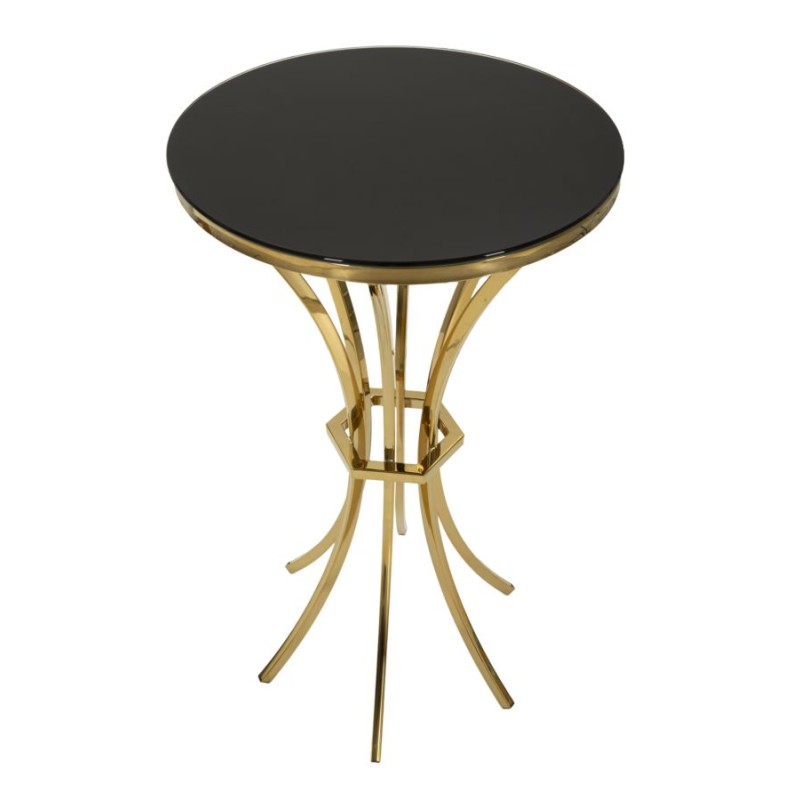 Mesa alta Shanty I – Elegancia esculpida Ø50x92 cm