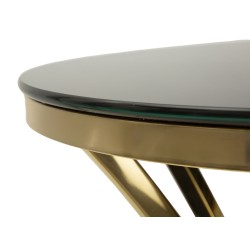 Mesa alta Shanty I – Elegancia esculpida Ø50x92 cm