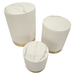 Exposición – Conjunto de diseño de 3 piezas Ø60x80 - 50x60 - 40x40 cm