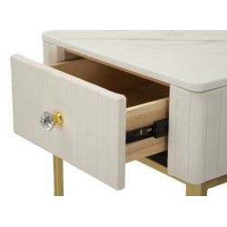 Mesas altas cuadradas para bodas – Elegante dúo Ø45x90 - 40x70 cm