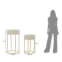 Mesas altas redondas para bodas – Elegancia festiva Ø50x90 - 40x70 cm