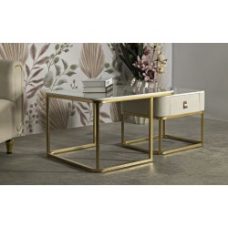 Mesas de centro Beautry – Refined Duo 70x70x48 - 50x50x43,5 cm