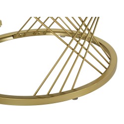 Mesas de centro Votix – Diseño simétrico Ø70x48 - 50x43,5 cm