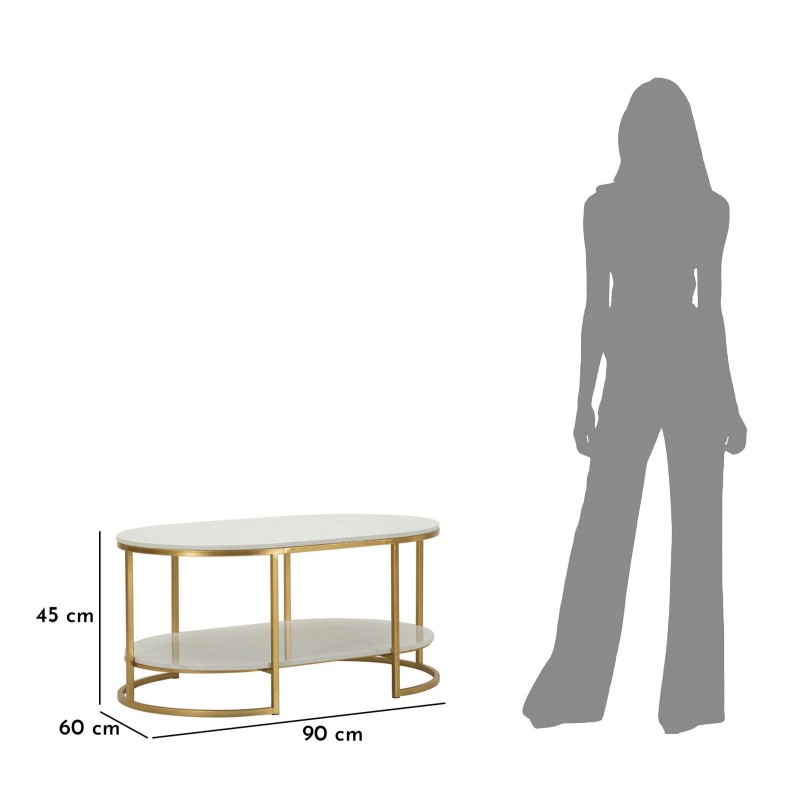 Mesa de centro Izmir – Sencillez oriental 90x60x45 cm