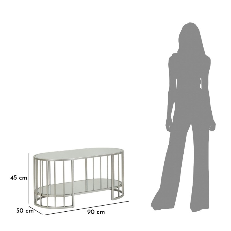 Mesa de centro Smirne – Inspiración costera 90x50x45 cm