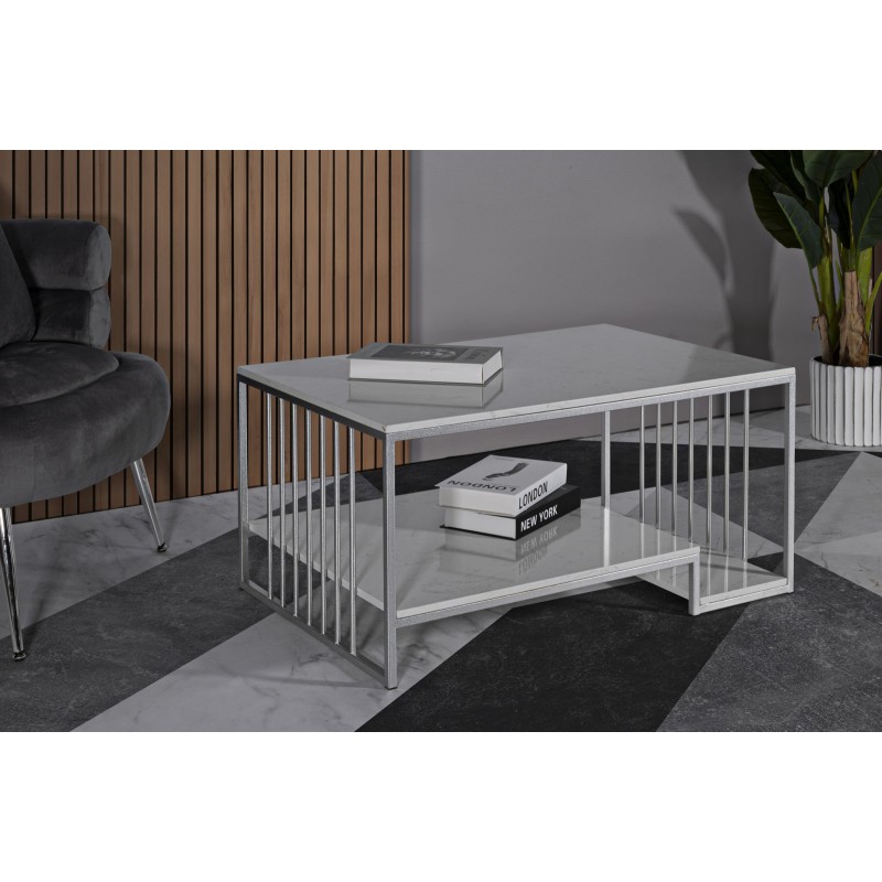 Mesa de centro Kayseri – Elegancia turca 90x60x45 cm