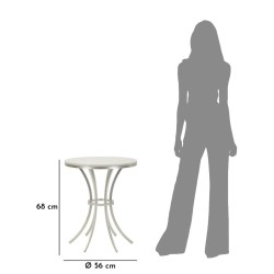 Mesa Estambul – Estilo otomano Ø56x68 cm