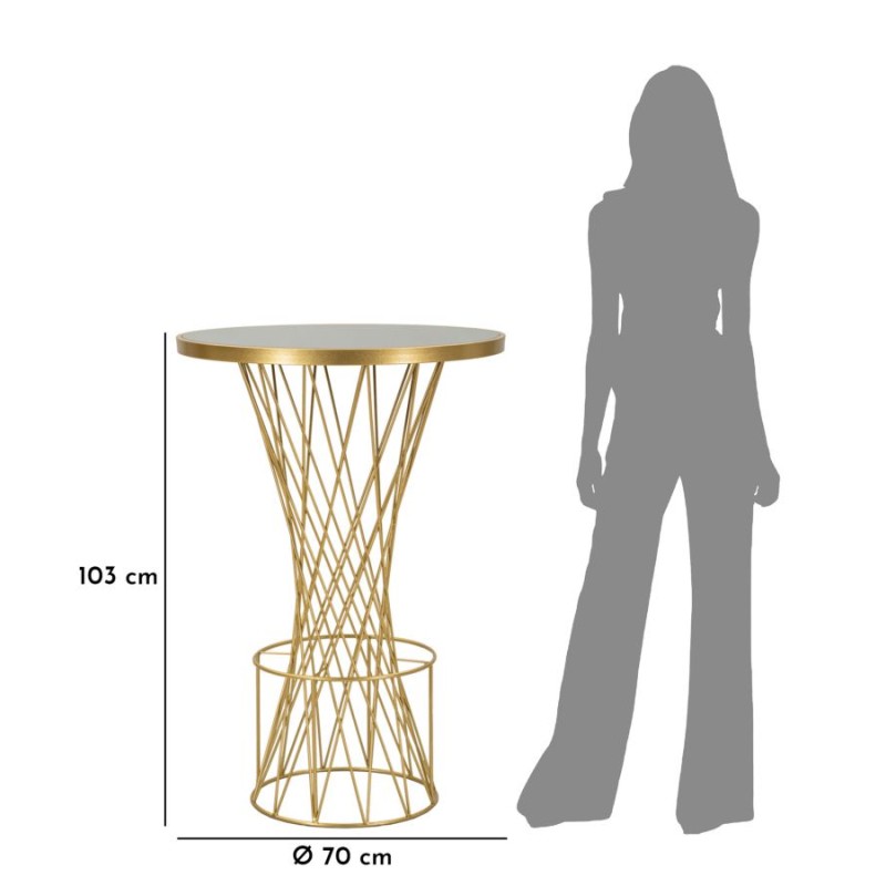 Nueva mesa de bar tipo torre – Estilo contemporáneo Ø70x103 cm