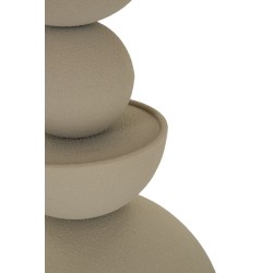 Mesa Dune con espejo – Compacta y elegante Ø40,5x42 cm