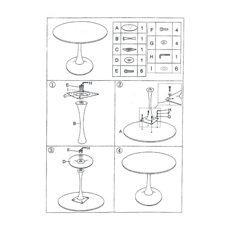 Mesa de bar Alaska Green – Resplandor Botánico Ø60x106 cm