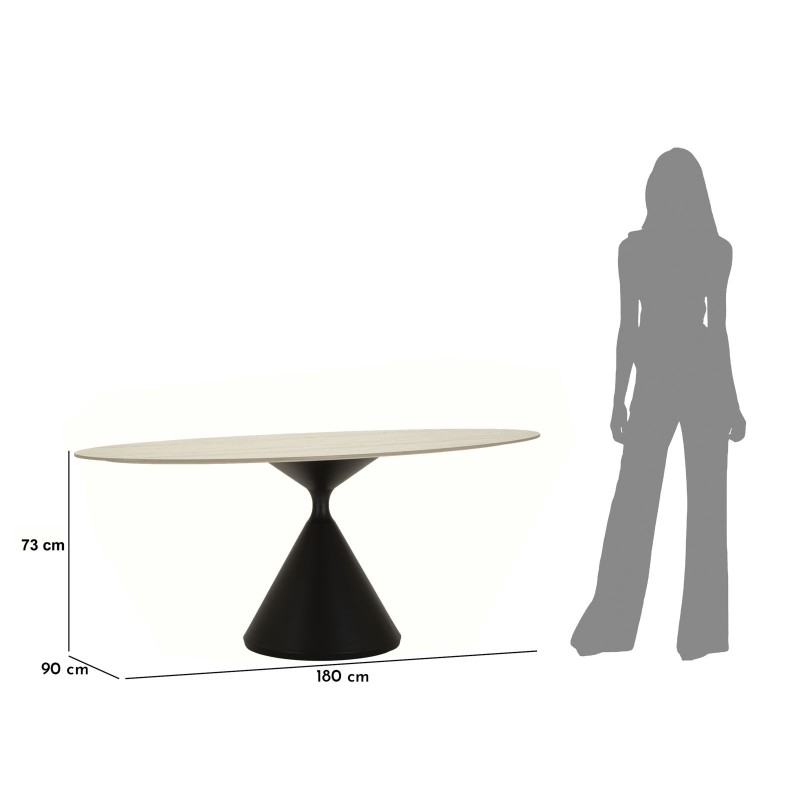 Mesa de comedor Estocolmo – Dimensiones generosas 180x90x73 cm
