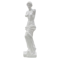 Estatua esbelta de una mujer soberana – 14 x 12 x 49 cm