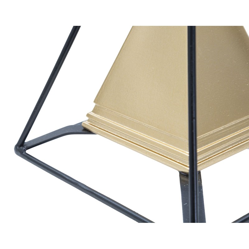 Pirámide Imperial de Oro y Hierro, Guardián de los Secretos – 15x15x21 cm