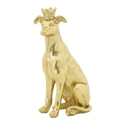 Perro Dorado, Centinela de la Opulencia – 20 x 12,5 x 33 cm
