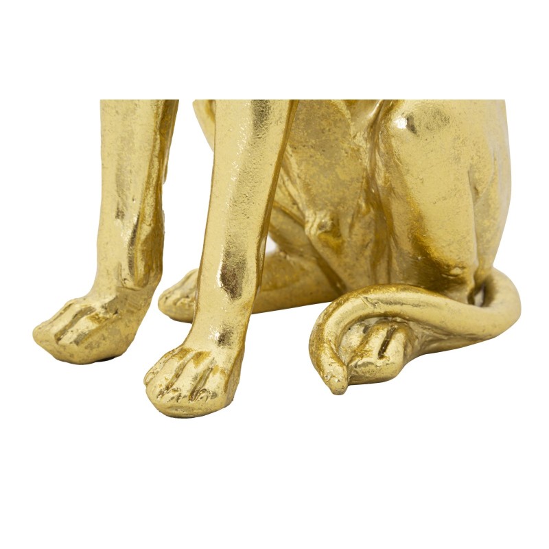 Perro Dorado, Centinela de la Opulencia – 20 x 12,5 x 33 cm