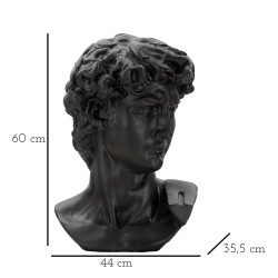 Coloso de cabeza negra, Espíritu monumental del tiempo – 44 x 35,5 x 60 cm