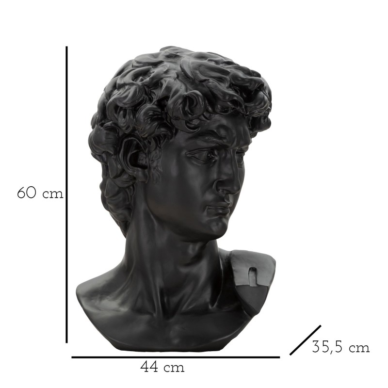 Coloso de cabeza negra, Espíritu monumental del tiempo – 44 x 35,5 x 60 cm