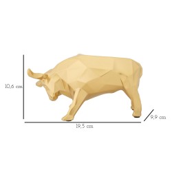 Toro de bronce, Energía domesticada – 19,5 x 9,9 x 10,6 cm