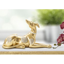 Silueta de perro esbelto, símbolo de lealtad – 32,2 x 9,5 x 18,3 cm