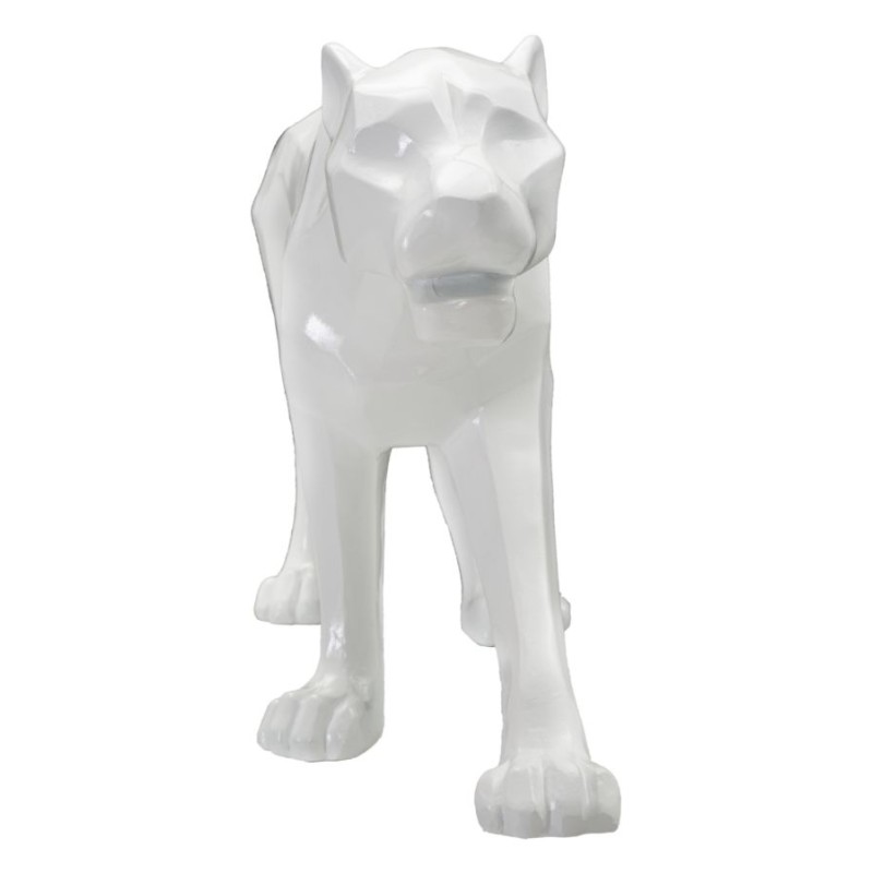 Pantera Blanca Relámpago, Reina de las Sombras – 70 x 18 x 32,5 cm