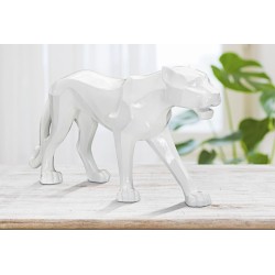 Pantera Blanca Relámpago, Reina de las Sombras – 70 x 18 x 32,5 cm