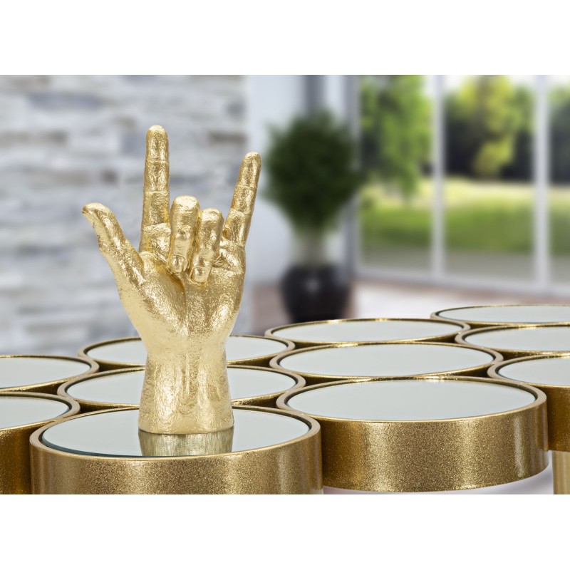 Mano en alto gritando "¡Sí!", Puño de la victoria – CM 14.5X7X23