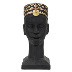 Hombre masái, guerrero de las llanuras eternas – 25 x 25 x 56 cm