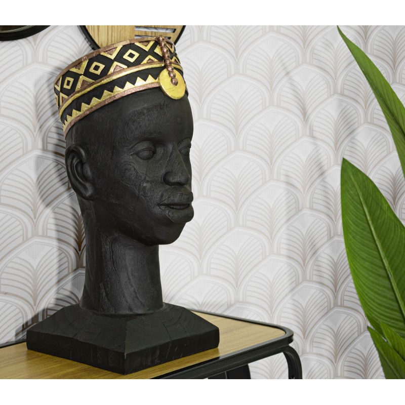 Hombre masái, guerrero de las llanuras eternas – 25 x 25 x 56 cm