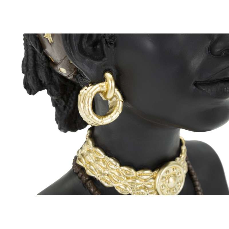 Mujer masái, belleza esculpida tradicional – 19 x 18,5 x 30 cm