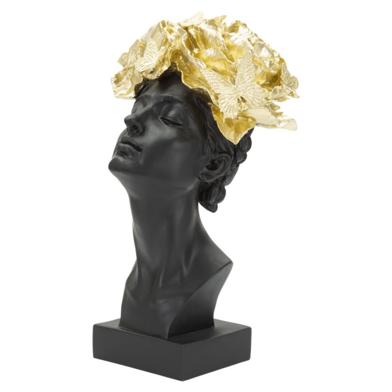 Mujer con mariposa, simbiosis de carne y ala – 21 x 20 x 36,5 cm