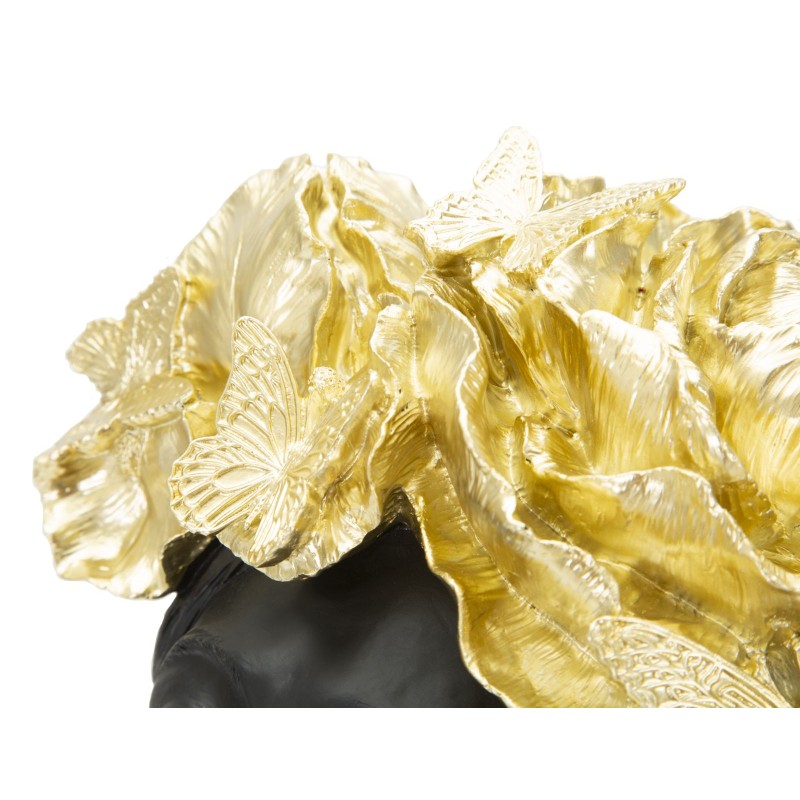 Mujer con mariposa, simbiosis de carne y ala – 21 x 20 x 36,5 cm