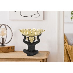 Mono sonriente, espíritu travieso capturado – 25,2 x 21 x 24 cm