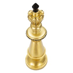 Rey de oro y negro, soberano con mirada ardiente – CM Ø 11X32.5