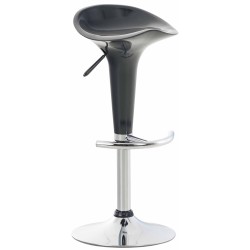 Taburete de bar gris silla de montar