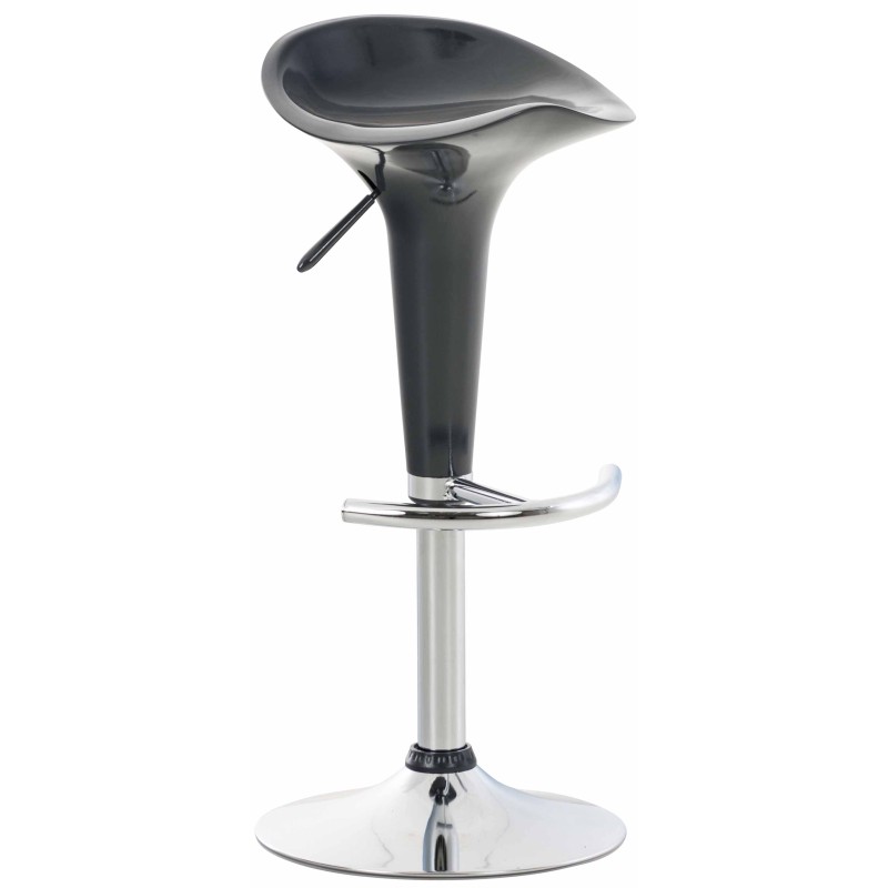Taburete de bar gris silla de montar