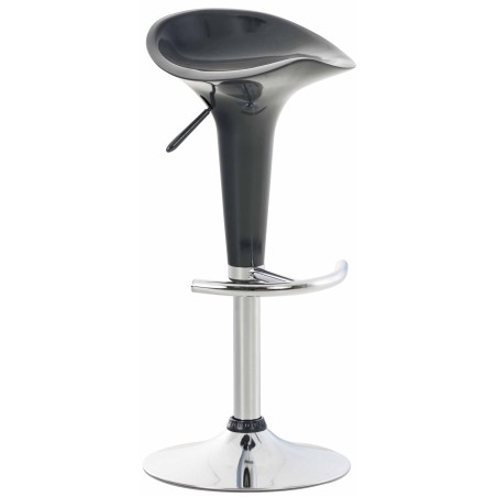 Taburete de bar gris silla de montar