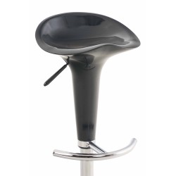 Taburete de bar gris silla de montar