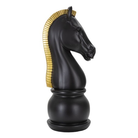 Caballo negro y dorado, Llama de batalla inmutable – CM Ø 18,5 x 50