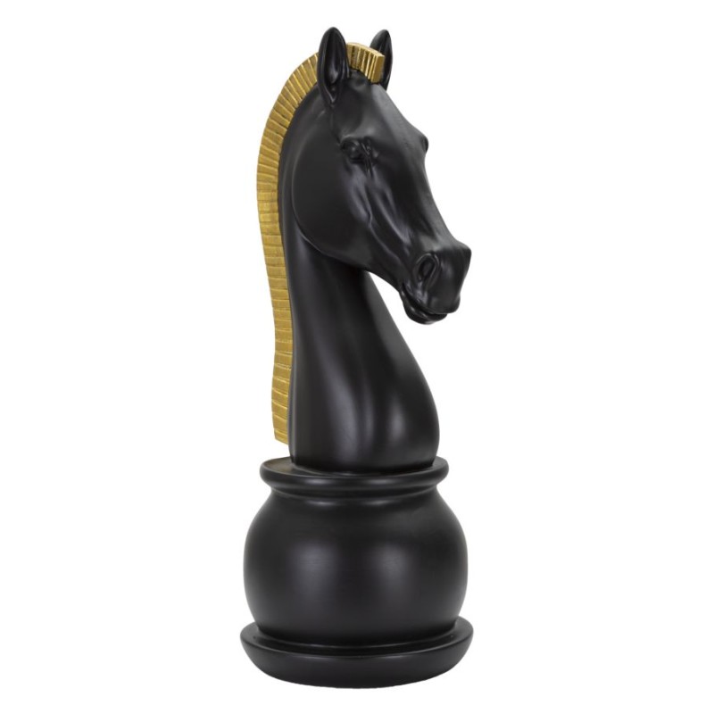 Caballo negro y dorado, Llama de batalla inmutable – CM Ø 18,5 x 50