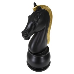 Caballo negro y dorado, Llama de batalla inmutable – CM Ø 18,5 x 50