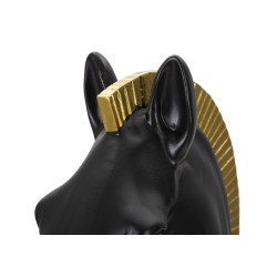 Caballo negro y dorado, Llama de batalla inmutable – CM Ø 18,5 x 50