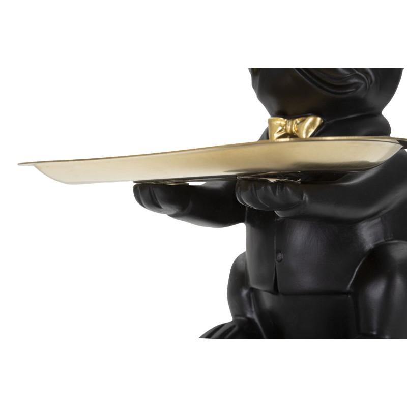 Bulldog, Espíritu de Tenacidad Dorada – 19x20x23,5 cm