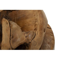 Esfera monumental de teca, globo de la autenticidad – CM Ø 50