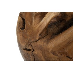 Esfera monumental de teca, globo de la autenticidad – CM Ø 50