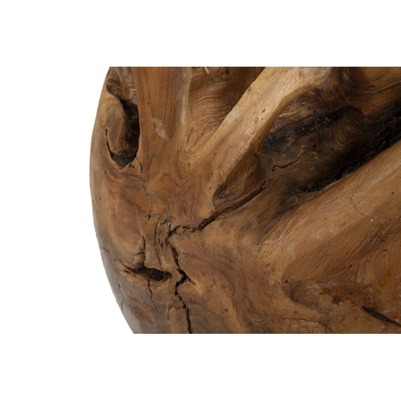 Esfera monumental de teca, globo de la autenticidad – CM Ø 50