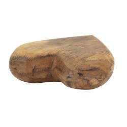 Decoración de teca Haki, Fragmento de Alma del Bosque – 16 x 14 x 4,5 cm